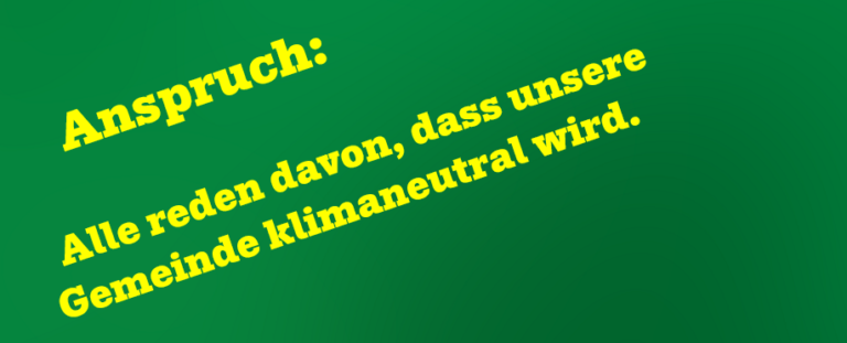 Samerberg: Beschluss zur Klimaneutralität bleibt Makulatur