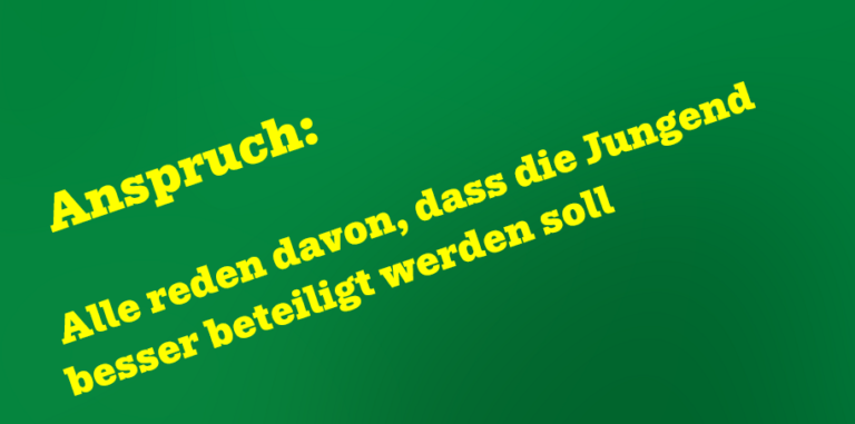Samerberg: Kein Jugendtreff, Jugendparlament, keine Demokratiebildung